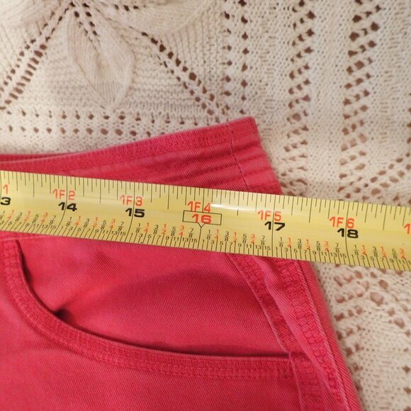 Women's dark pink capri pants - Picture 6 of 9